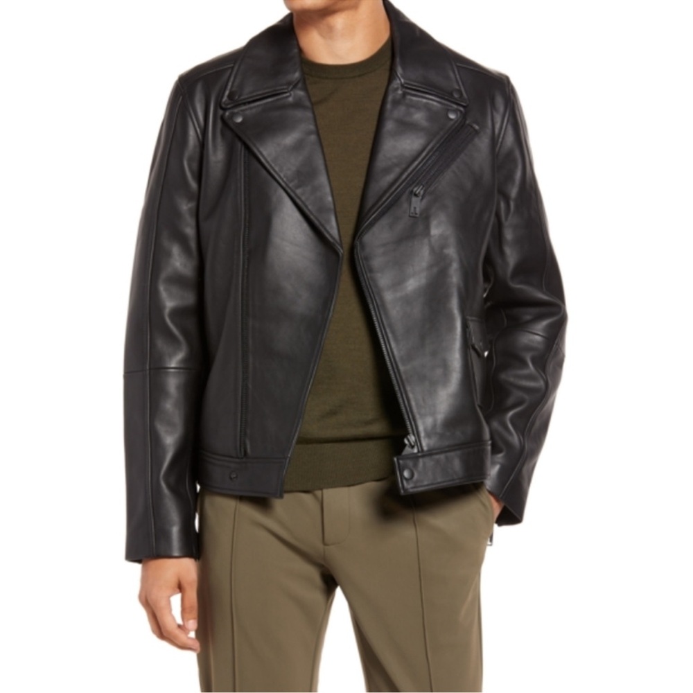 Ted Baker Carve Leather
Biker Jacket